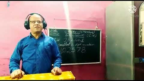 Class 5, Maths, Ch-1 (Numbers), Ex-1C, the topic is the Greatest and the Smallest number.