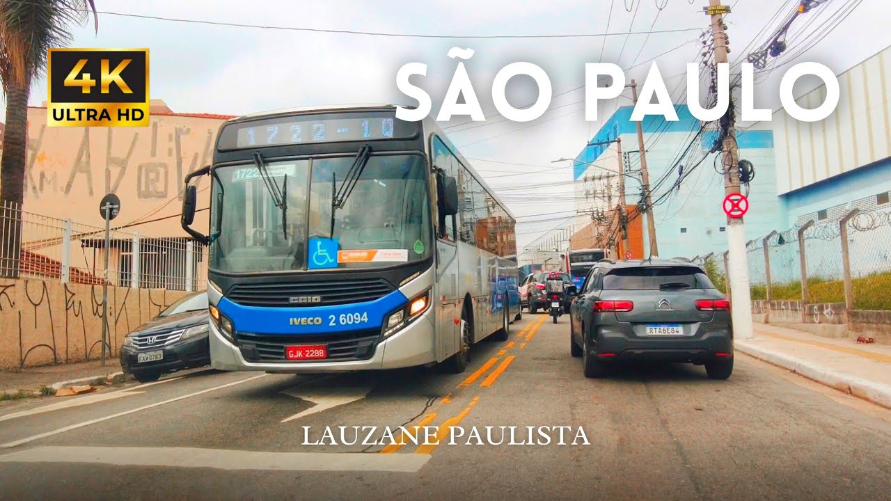 Dirigindo em Lauzane Paulista, Zona Norte, São Paulo 4K