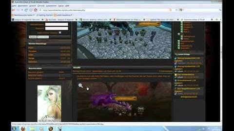 WoW auf Ubuntu 10.10 (Linux) with Win7 Theme (WINE)