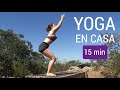 YOGA EN CASA - CLASE PARA TODO CUERPO | VINYASA YOGA ELENA MALOVA - 15 MIN