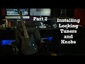 Installing Locking Tuners and Knobs   Jackson JS22 7 DKA Upgrades Part 2