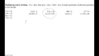 Celebrity HTPIB00D Uncertainty Sheet multiplication and division part 1 Profile