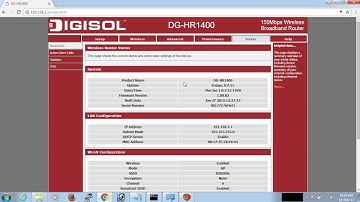 How to set Digisol DG-HR 1400  Router & Wifi password change