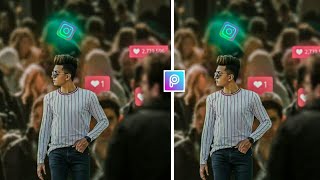 3D location editing instagram | Viral 3d location photo editing- Picsart 3d editing tutorial