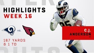 Check out player highlights of c.j. anderson in week 16. the los
angeles rams take on arizona cardinals during 16 2018 nfl season.
subscribe ...
