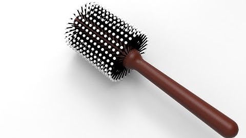 How do you make a bristle in Solidworks?