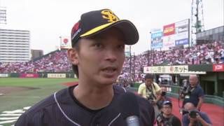 2017年7月27日 福岡ソフトバンク・東浜投手ヒーローインタビュー