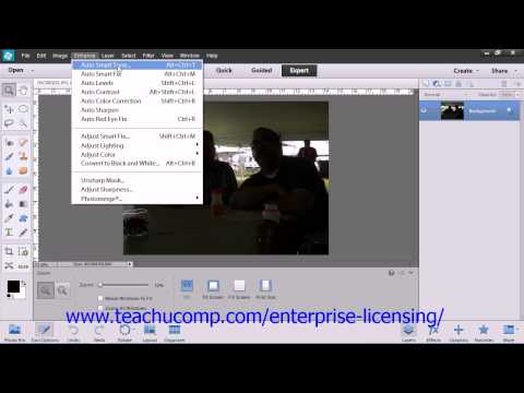 Adobe Photoshop Elements 12 Tutorial Lighting Color Contrast & Clarity Employee Group Training 14.1
