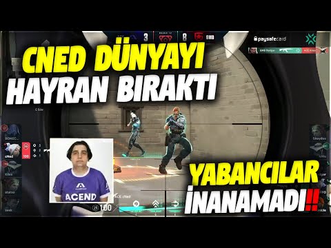 CNED DÜNYAYI KENDİNE HAYRAN BIRAKTI YABANCILAR İNANAMADI!! ALPTV 1V5!! | VALORANT EN İYİ ANLAR #396