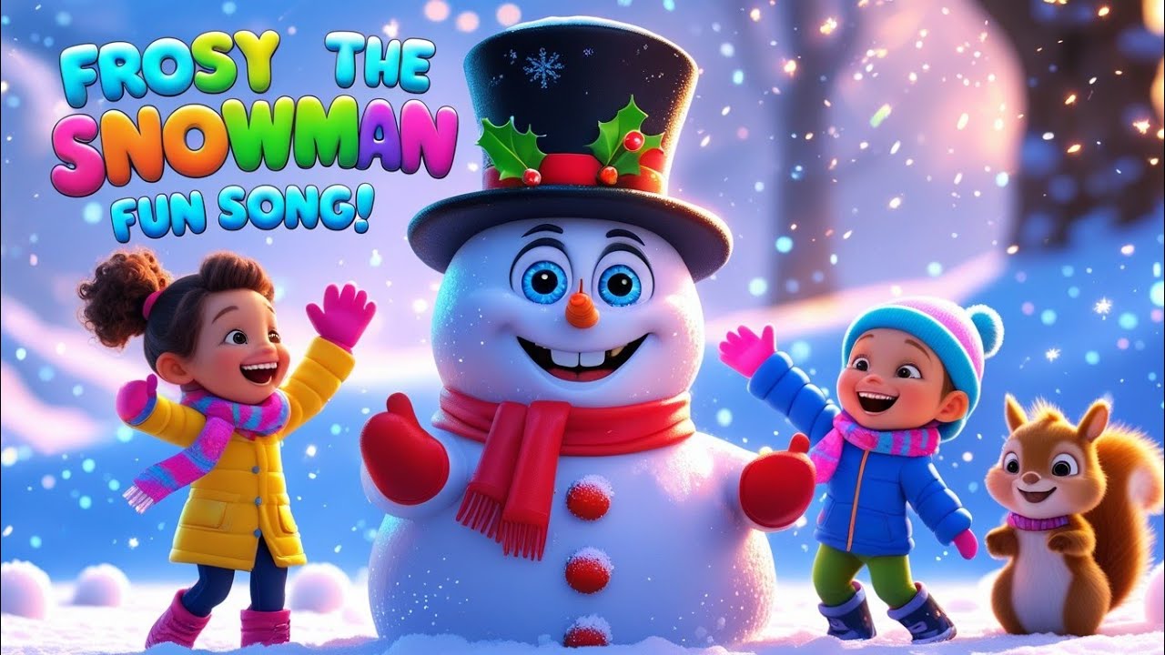Frosty the Snowman | Funny Snow Song for Toddlers & Preschool Kids ...