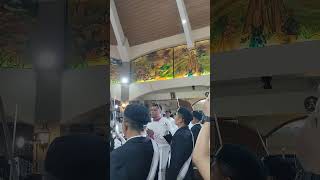 The post Coronation procession entrance of Nuestra Señora del Rosario de Fatima de Binakayan.