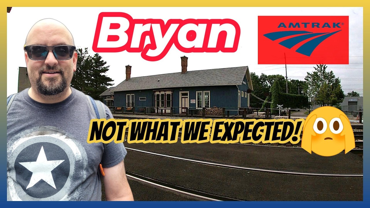 183 MPH in 1966?! Touring the Bryan Ohio Amtrak Station Near the Record-Breaking Track 🚆