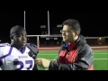 UW-Whitewater running back Jordan Ratliffe after Morningside win