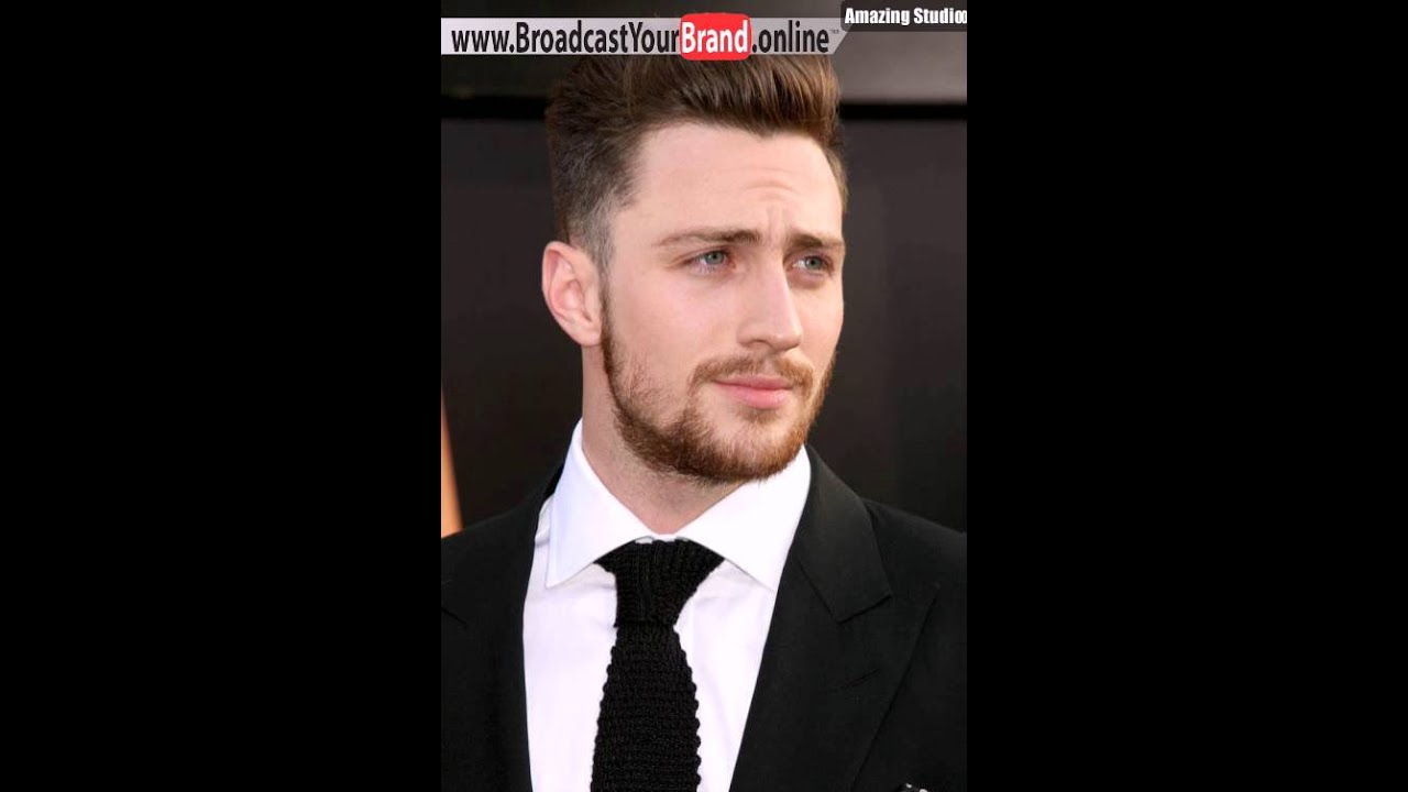 Aaron Taylor Johnson Tapered Short Haircut With Temple Fade Youtube
