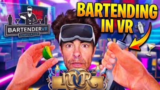 REAL BARTENDER TRIES BARTENDER VR