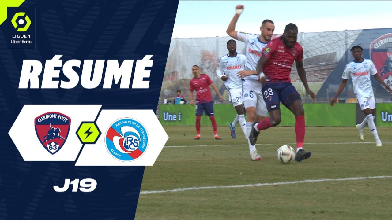 CLERMONT FOOT 63 - RC STRASBOURG ALSACE (1 - 1) - Résumé - (CF63 - RCSA) / 2023-2024