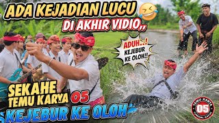 MOMEN LUCU DI AKHIR VIDIO SALAH SATU PERSONIL TEMU KARYA 05 KEJEBUR KE GOT - MUSTAMIN AHMAD ALBA