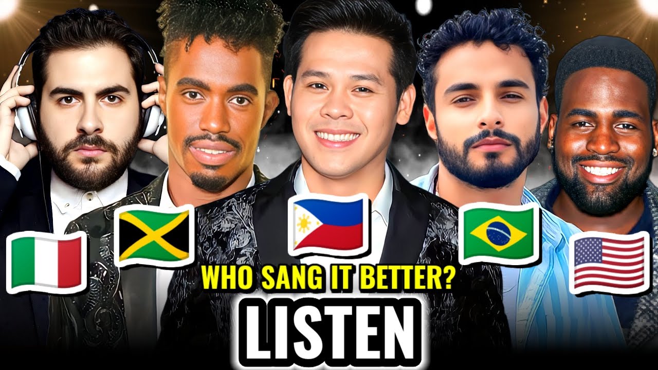 LISTEN - Marcelito 🇵🇭 vs. Gabriel 🇧🇷 vs. Trevin 🇺🇲 vs. Dalton 🇯🇲 vs. Andrea 🇮🇹 | Who sang it best?