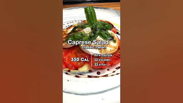 Classic Italian Caprese Salad 🇮🇹 🍅🧀🌿 #caprese #quickrecipe #easyrecipe