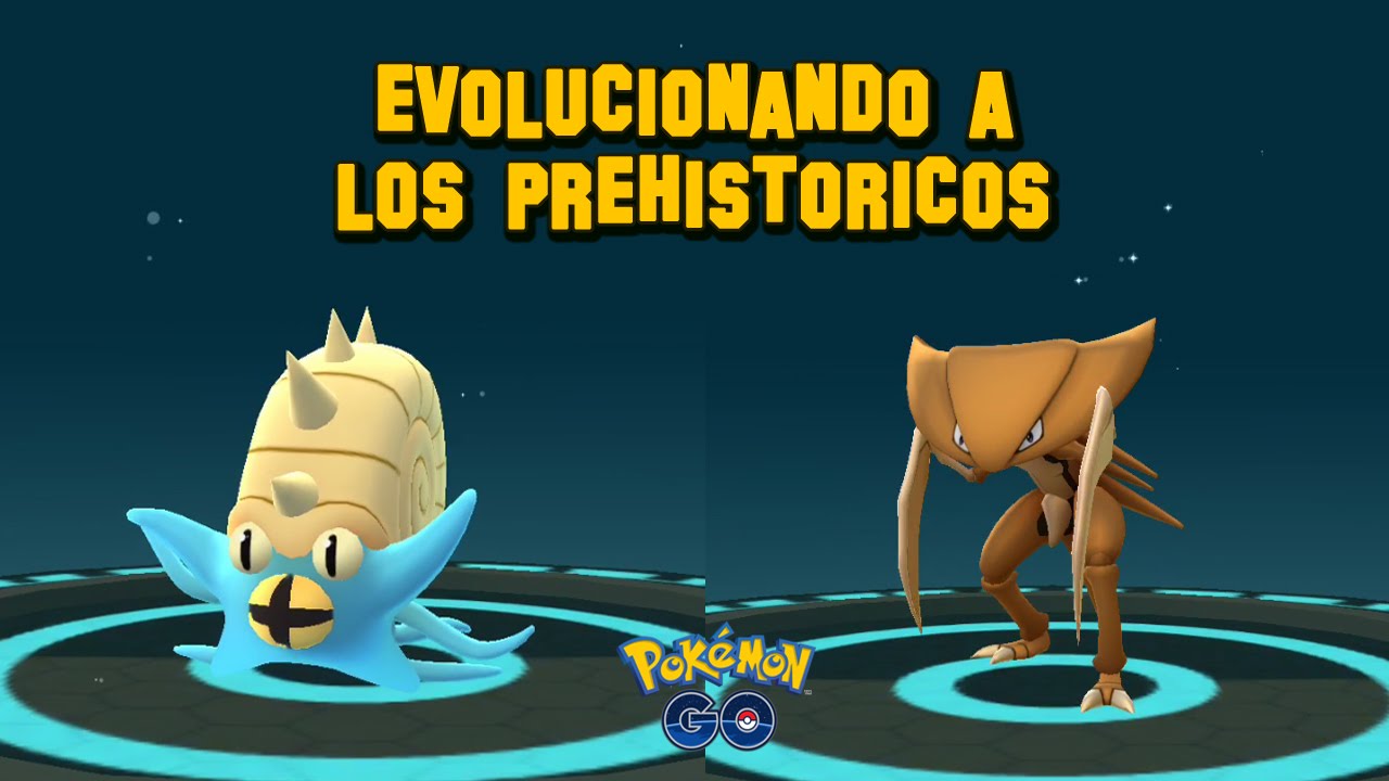EVOLUCIONANDO A LOS POKEMON PREHISTORICOS POKEMON GO