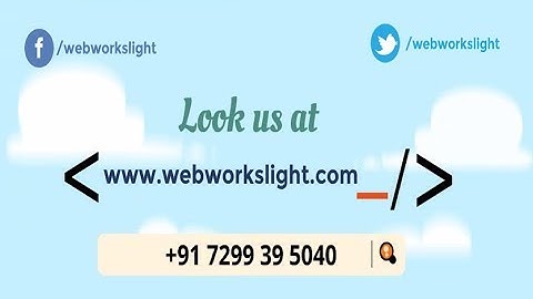 Web Design Company Intro Video | Web Works Light