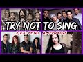 Try NOT To Sing Along (rock, metal, alternative)