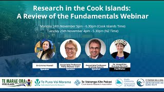 Research in the Cook Islands -  A Review of the Fundamentals Webinar