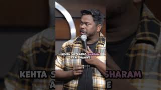 नरभक्षी 👹😅 #standupcomedy #haseebkhan #comedy #comedygenre #standup #delhi #zomato #flames
