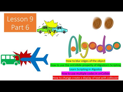 OnCollide Property: Step by Step Script Menu Tutorial | Algodoo || Lesson 9 | Part Six