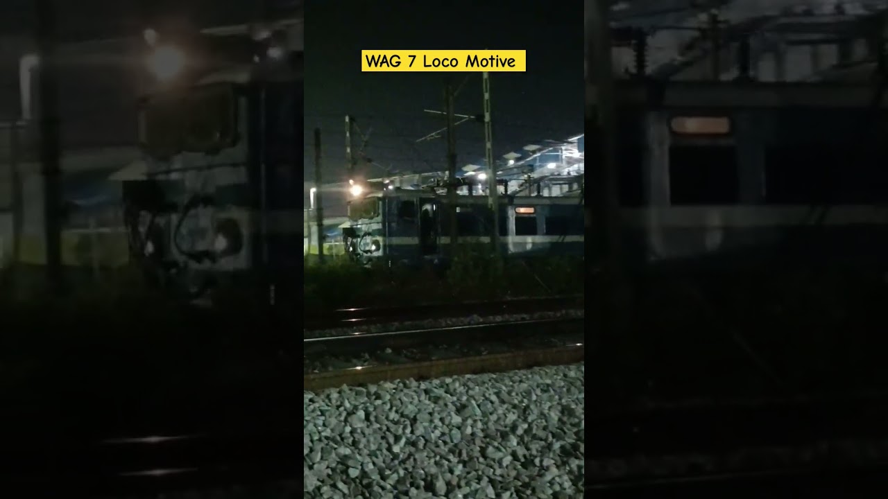 Indian Railway WAG7 Loco Motive 🚂 