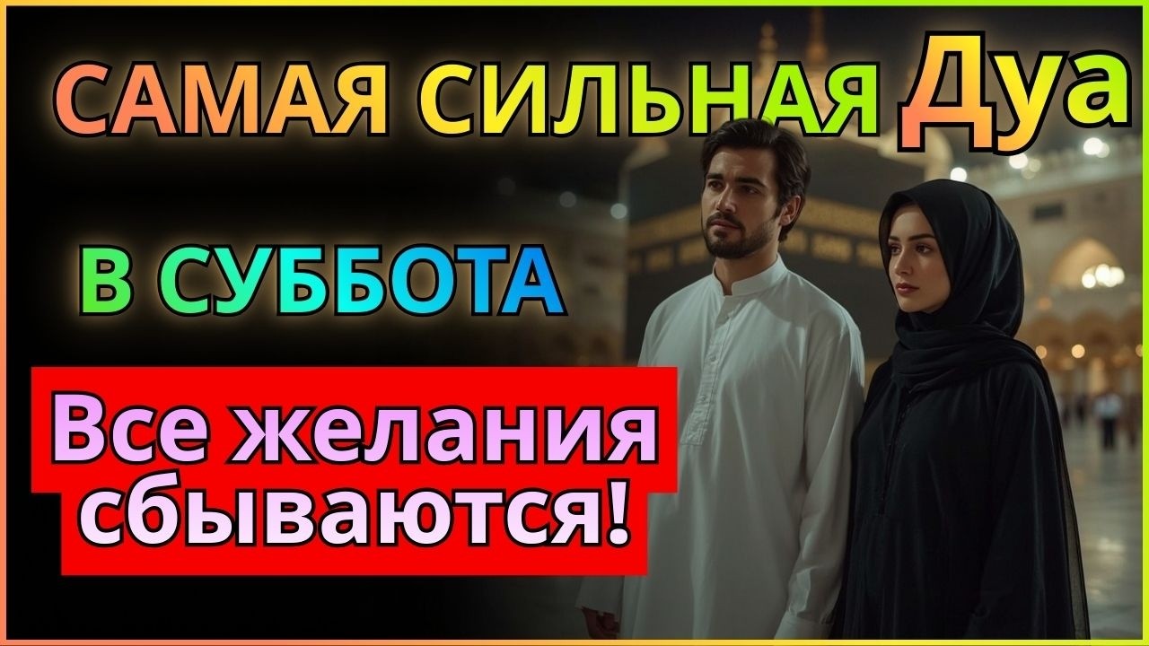 ДУА НА СУББОТА, КОТОРУЮ ЧИТАЮТ ДЛЯ УСПЕХА И ИЗОБИЛИЯ! ИНШААЛЛАХ
