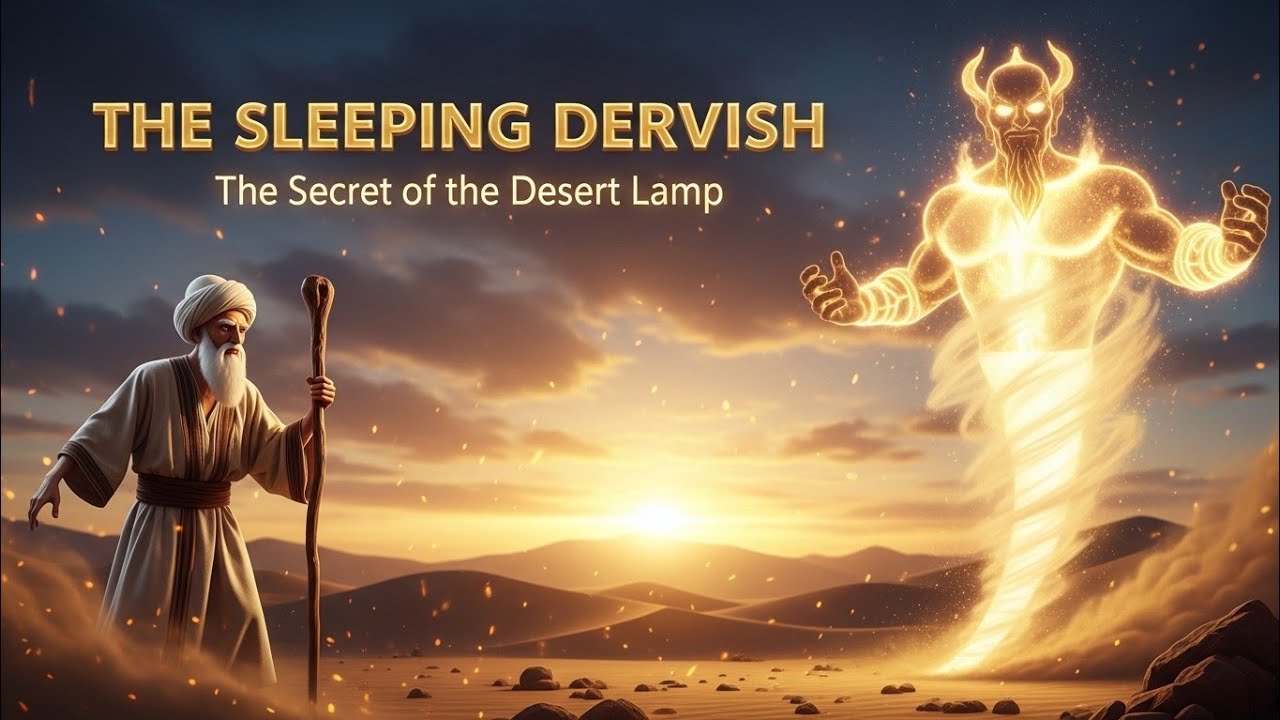 The Sleeping Dervish and the Secret of the Desert Lamp | Ancient Islamic Fantasy Story