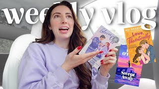 VLOG: Romance Book Haul, Painting My Doors Blue & Re-Reading Old Favorites