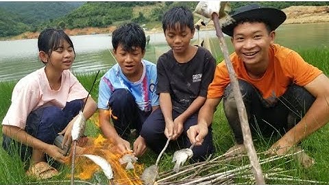 Câu vừa dính là lên nướng liền.ngon chảy nước miếng khi chấm muối ớt chanh.Fishing| NDLDTV