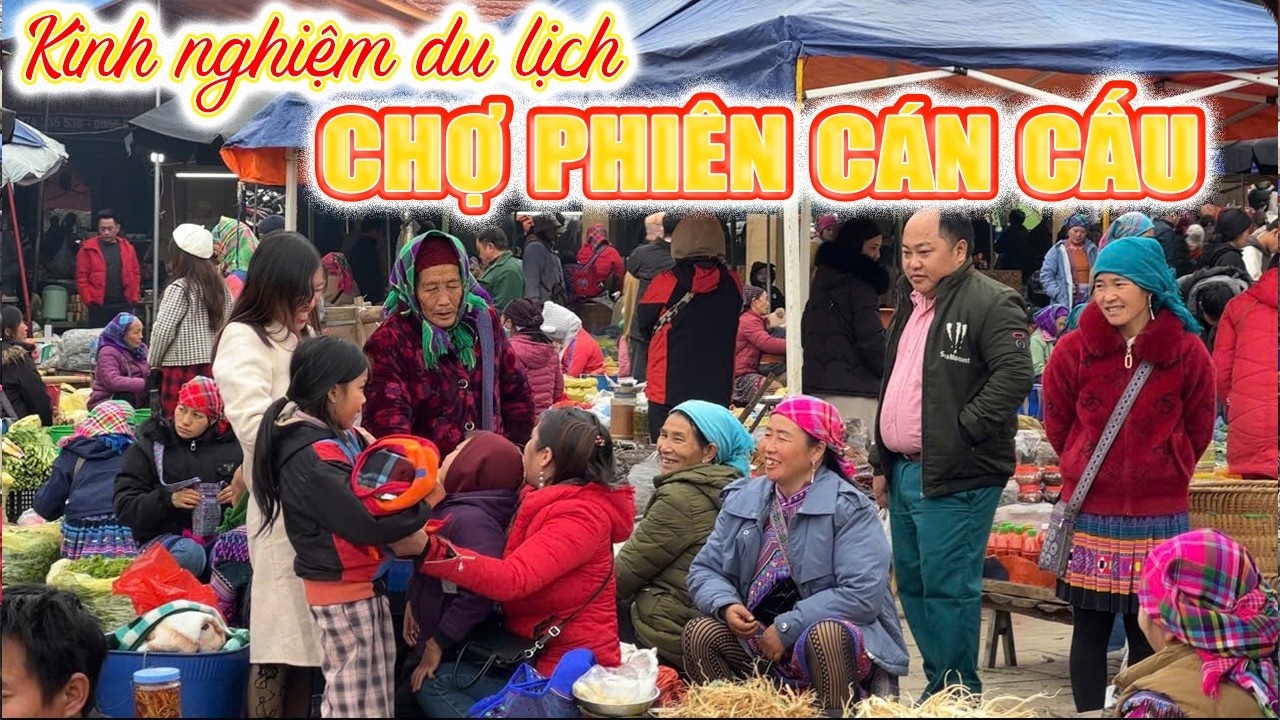 Chợ Phiên Cán Cấu Với Đặc Sản Bày Bán La Liệt Khắp Lối Đi, Đông Vui Như Trẩy Hội