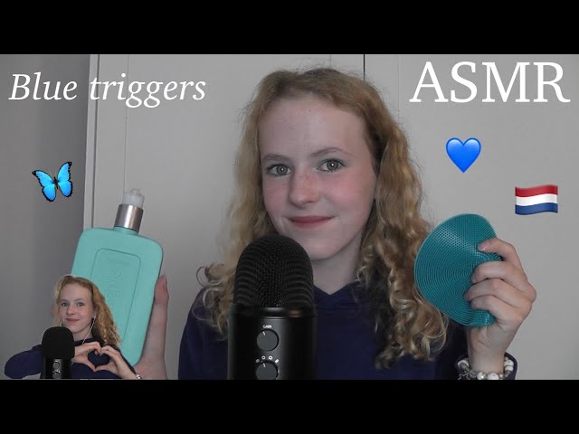 ASMR~Triggers in de kleur blauw!💙🦋💤