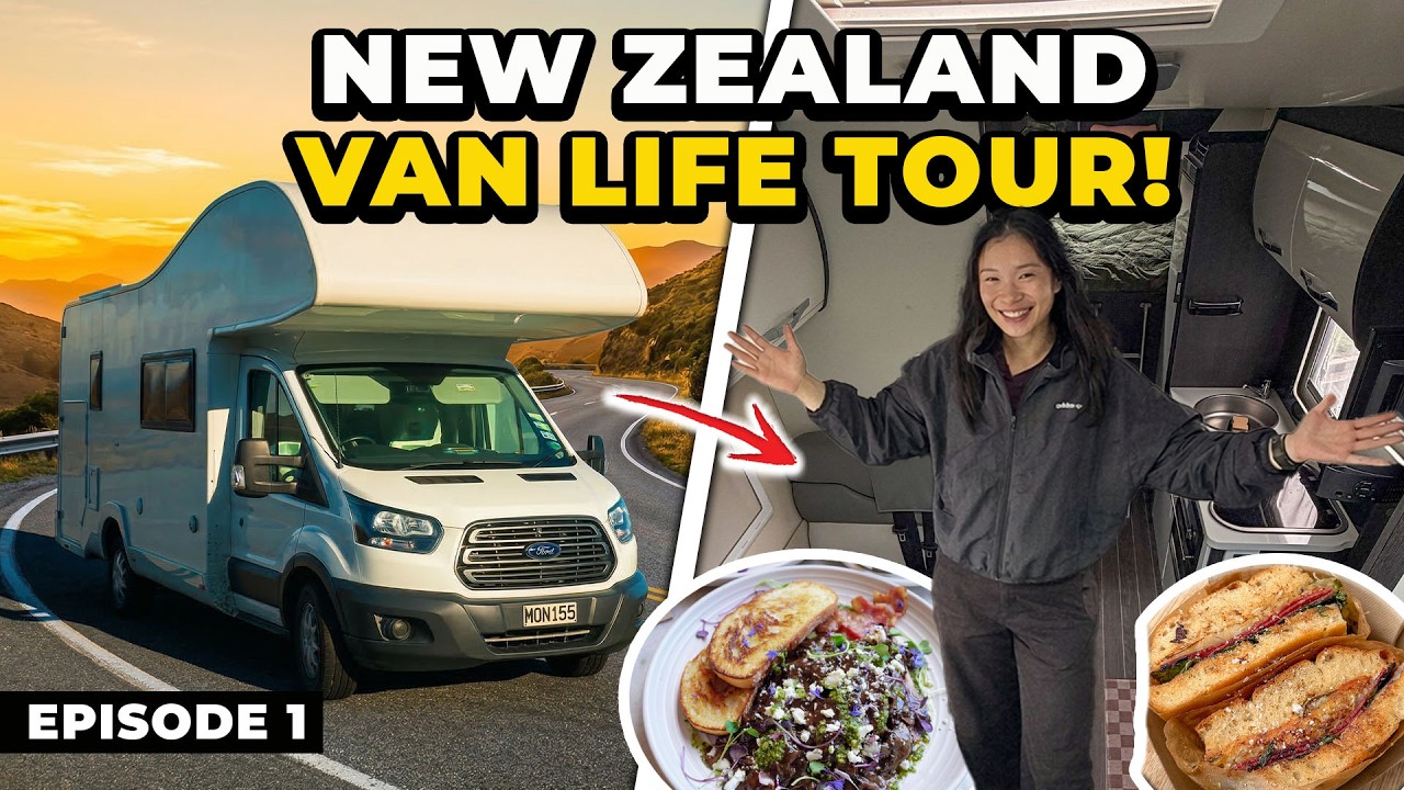 Мы жили в автофургоне в Новой Зеландии! 🚐🇳🇿 | Реглан, пещеры Вайтомо и Таранаки