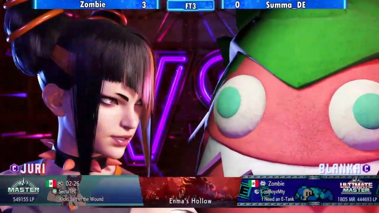 Winner Semis -ISI- (Juri) VS Zombie (Blanka) The Grindhouse A New Era ($75+ Prize Pool)