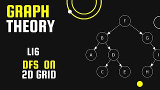16- Depth First Search(DFS) on 2D Grid | Graph Theory | Python