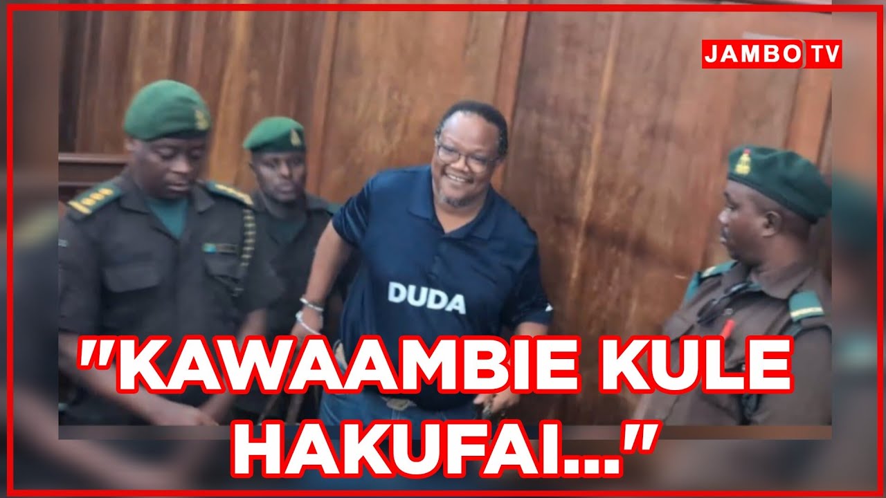 LISSU AMWAMBIA SHAHIDI ''NATAKA TUMALIZANE HAPAHAPA/ UKAWAAMBIE POLISI.....''