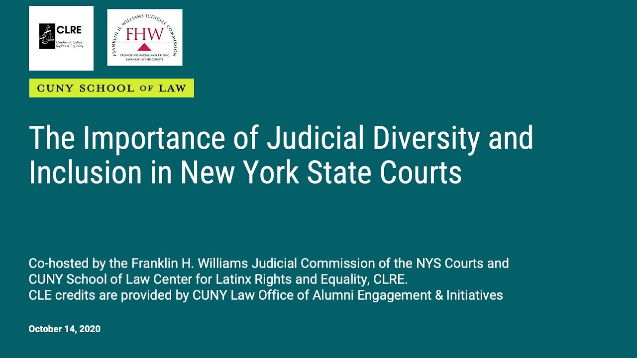 The Importance of Judicial Diversity and Inclusion in New York State