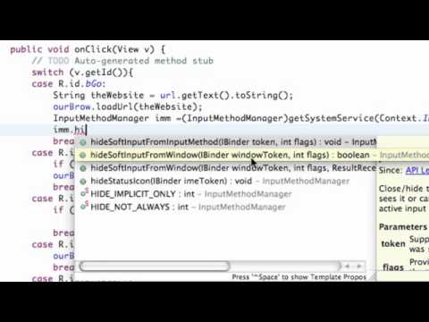 Android Application Development Tutorial   093   Hiding the Keyboard