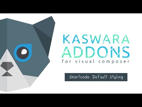 Shortcode Default Styling - Kaswara Visual Composer Addons