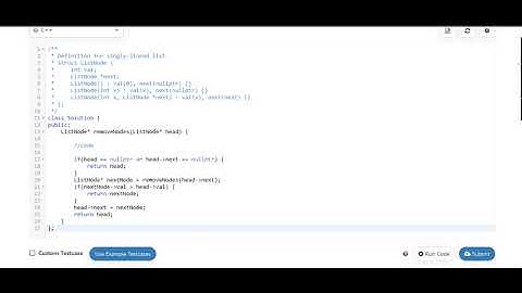 Remove Nodes From Linked List Leetcode Solution