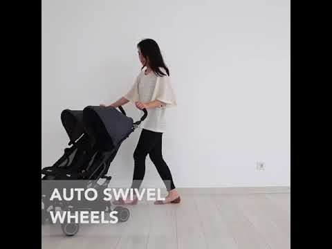 stroller with standing attachment