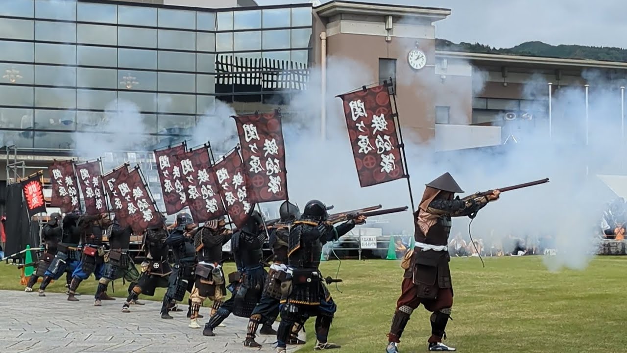 関ヶ原合戦祭り2025[関ヶ原鉄砲隊]鉄砲演武フル