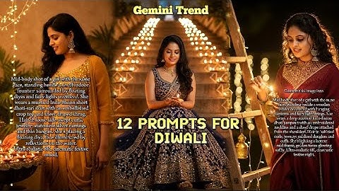 Diwali Ai Photo Editing Prompt | Instagram Trending Ai Photo Editing Prompts | Google Gemini Editing