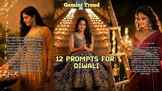 Diwali Ai Photo Editing Prompt | Instagram Trending Ai Photo Editing Prompts | Google Gemini Editing screenshot 4