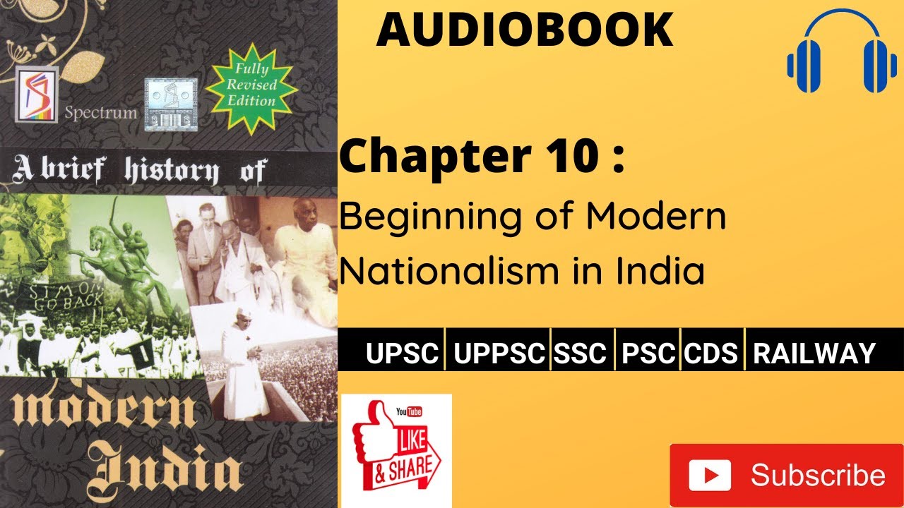 Chapter 10 Beginning of Modern Nationalism in India - YouTube