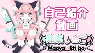 「【自己紹介】はじめまして！猫薬いちごです！【新人Vtuber】」のサムネイル